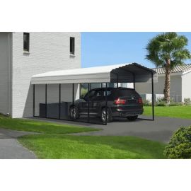 Arrow Metal Carport 10x20x9 Eggshell