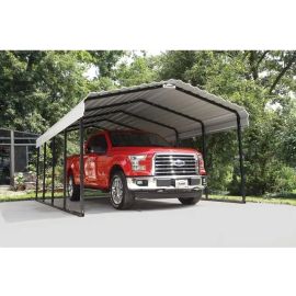 Arrow Metal Carport 12x20x7 Eggshell