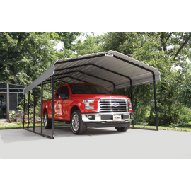 Arrow Metal Carport 12x20x7 Gray