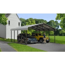 Arrow Metal Carport 20x20x9 Eggshell