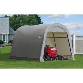 ShelterLogic 10W x 10L x 8H Round 7.5oz Grey Portable Garage