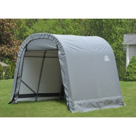 ShelterLogic 8W x 8L x 8H Round 14.5oz Grey Portable Garage