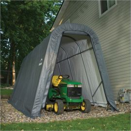 ShelterLogic 8W x 16L x 8H Round 9oz Translucent Portable Garage